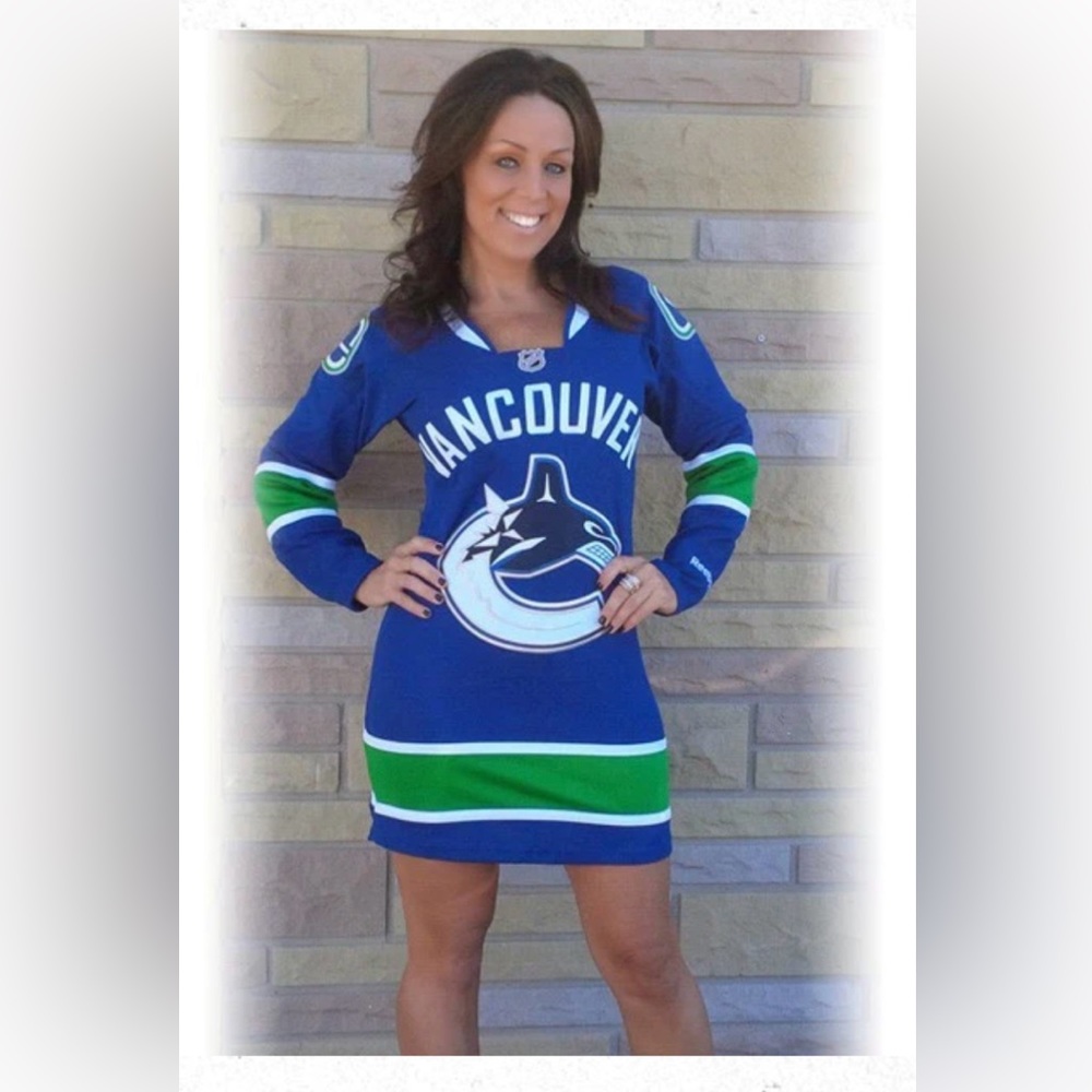 NHL Jersey Dress - Canucks - Custom